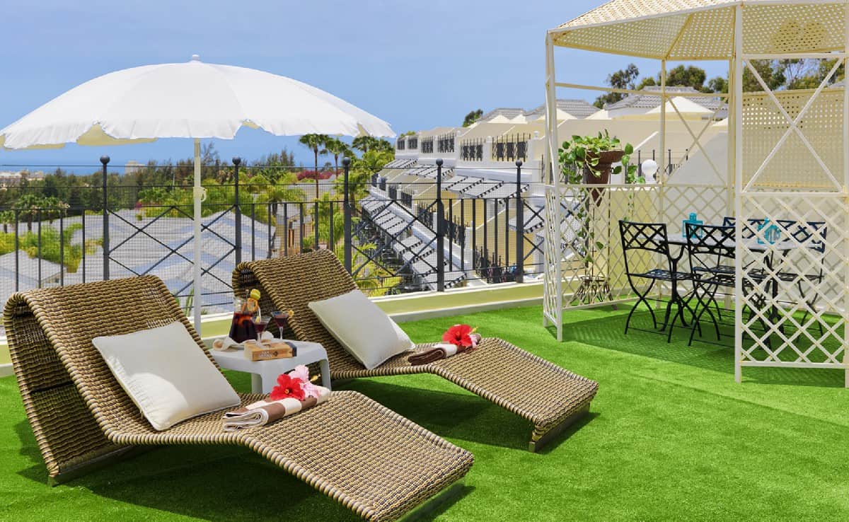 Suites 2 dormitorios con solarium